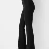 Pantaloni pantaloni evazați cu coaste Pantaloni pantaloni evazați cu coaste