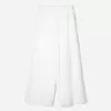 Pantaloni rustici din pânză dublă cu picioare largi Pantaloni rustici din pânză dublă cu picioare largi