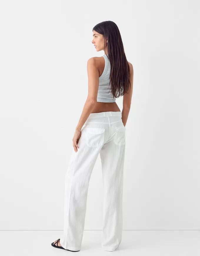 Pantaloni rustici largi