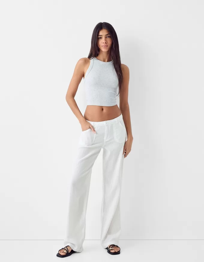Pantaloni rustici largi
