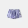 Pantaloni scurți cu detaliu elastic în talie Pantaloni scurți cu detaliu elastic în talie