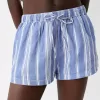 Pantaloni scurți cu detaliu elastic în talie Pantaloni scurți cu detaliu elastic în talie