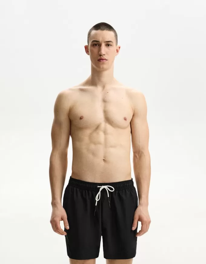 Pantaloni scurti de bord cu ajustare normală Pantaloni scurti de bord cu ajustare normală