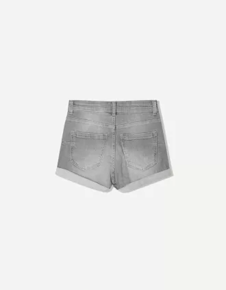 Pantaloni scurți din denim rulați