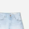 Pantaloni scurți din denim rulați Pantaloni scurți din denim rulați