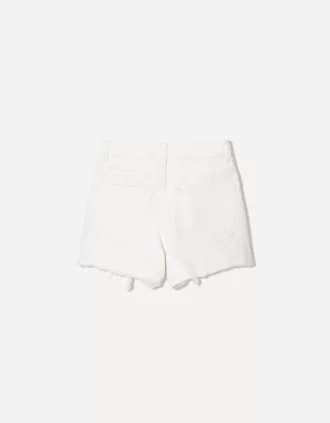 Pantaloni scurți din denim rupt