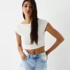 Pantaloni scurți din denim rupt Pantaloni scurți din denim rupt
