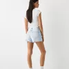 Pantaloni scurți din denim rupt Pantaloni scurți din denim rupt