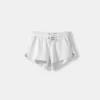 Pantaloni scurți din tricot waffle