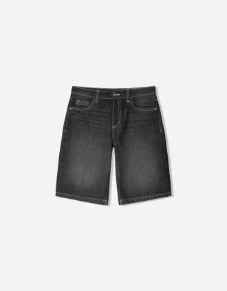 Pantaloni scurți largi din denim