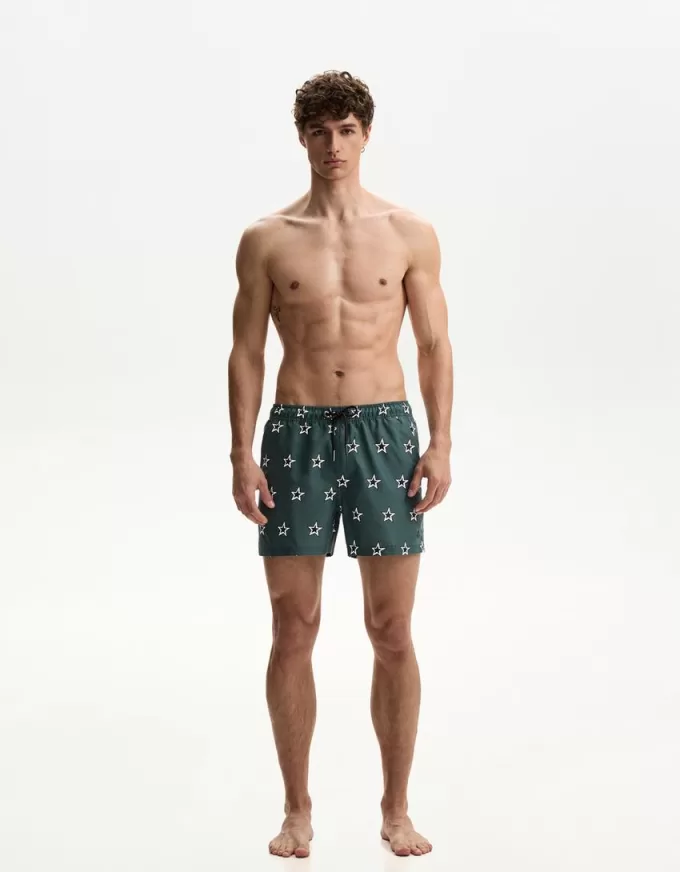 Pantaloni scurți obișnuiți cu imprimeu Pantaloni scurți obișnuiți cu imprimeu