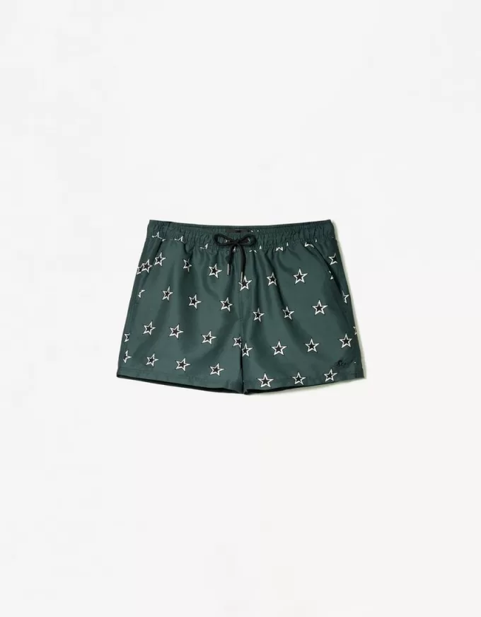 Pantaloni scurți obișnuiți cu imprimeu Pantaloni scurți obișnuiți cu imprimeu