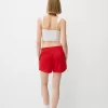 Pantaloni scurți retro cu dungi laterale