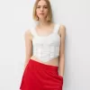 Pantaloni scurți retro cu dungi laterale
