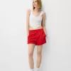 Pantaloni scurți retro cu dungi laterale