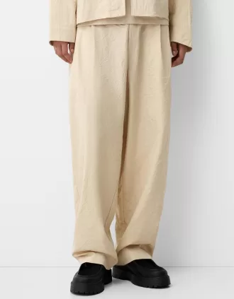 Pantaloni sifonati super largi