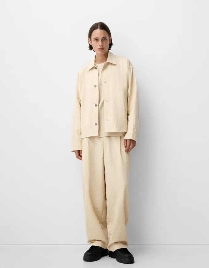 Pantaloni sifonati super largi Pantaloni sifonati super largi