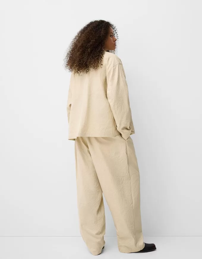 Pantaloni sifonati super largi Pantaloni sifonati super largi