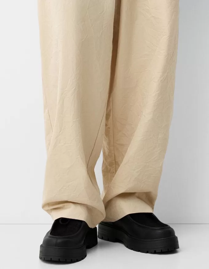Pantaloni sifonati super largi Pantaloni sifonati super largi