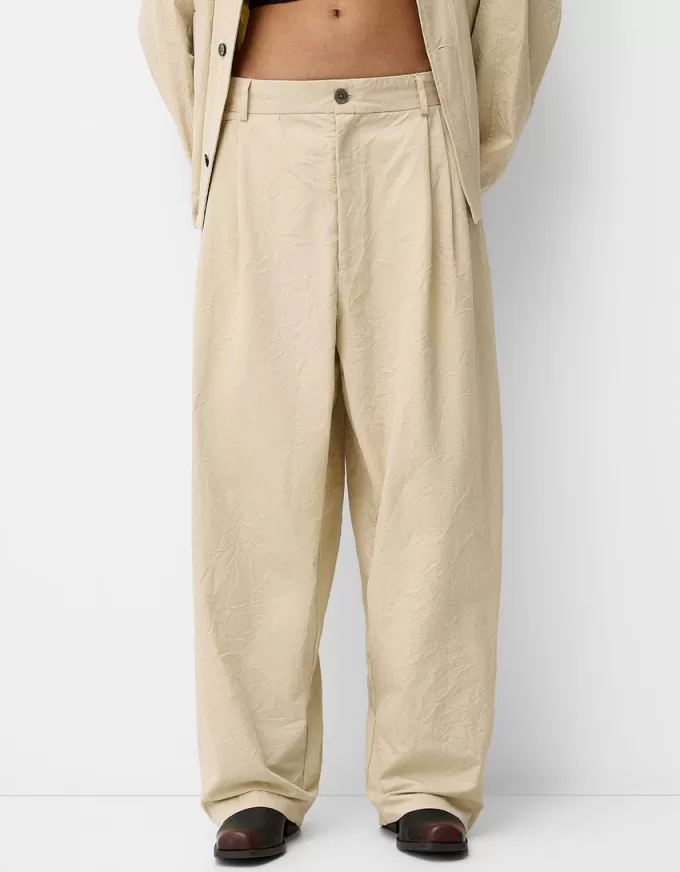 Pantaloni sifonati super largi Pantaloni sifonati super largi
