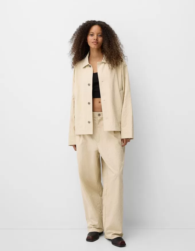 Pantaloni sifonati super largi Pantaloni sifonati super largi
