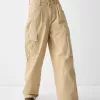 Pantaloni skater cargo din twill Pantaloni skater cargo din twill