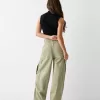 Pantaloni skater cargo din twill Pantaloni skater cargo din twill
