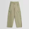 Pantaloni skater cargo din twill Pantaloni skater cargo din twill