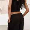 Pantaloni super largi de pluș Pantaloni super largi de pluș