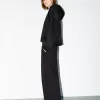 Pantaloni super largi de pluș Pantaloni super largi de pluș
