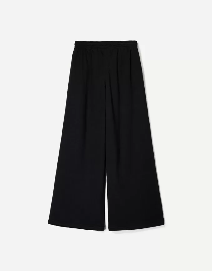 Pantaloni super largi de pluș Pantaloni super largi de pluș
