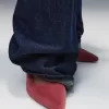 Pantofi cu toc înalt cu blană artificială