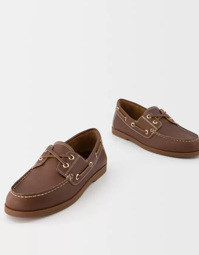 Pantofi de punte din PIELE Pantofi de punte din PIELE
