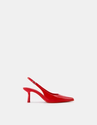 Pantofi kitten toc slingback