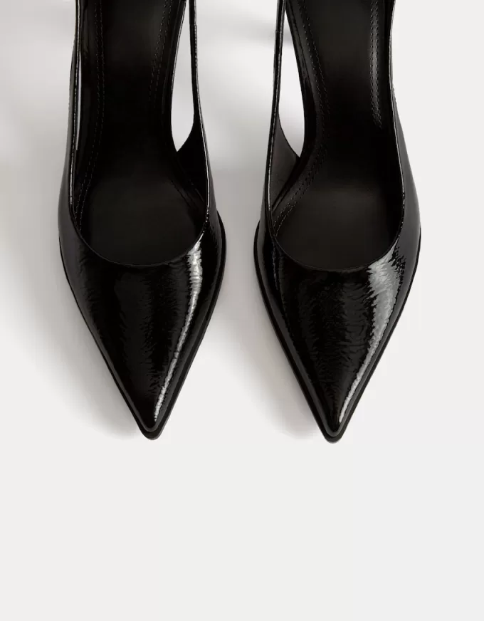 Pantofi kitten toc slingback Pantofi kitten toc slingback