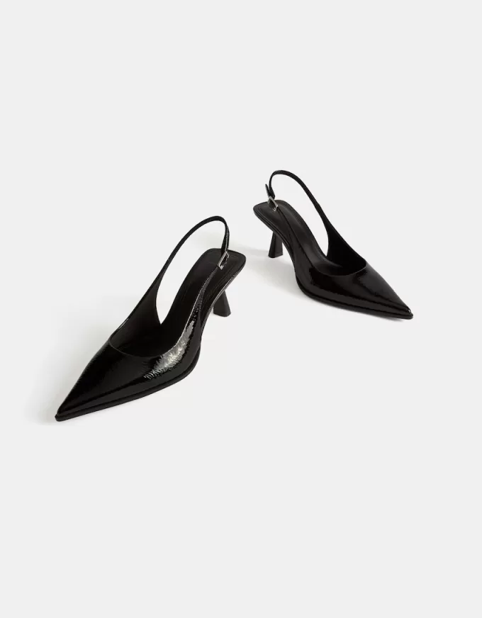Pantofi kitten toc slingback Pantofi kitten toc slingback