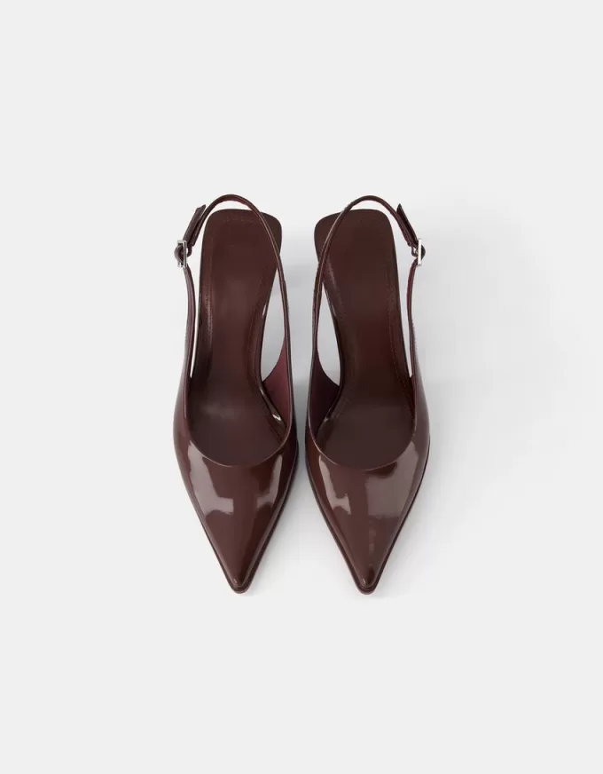 Pantofi kitten toc slingback Pantofi kitten toc slingback