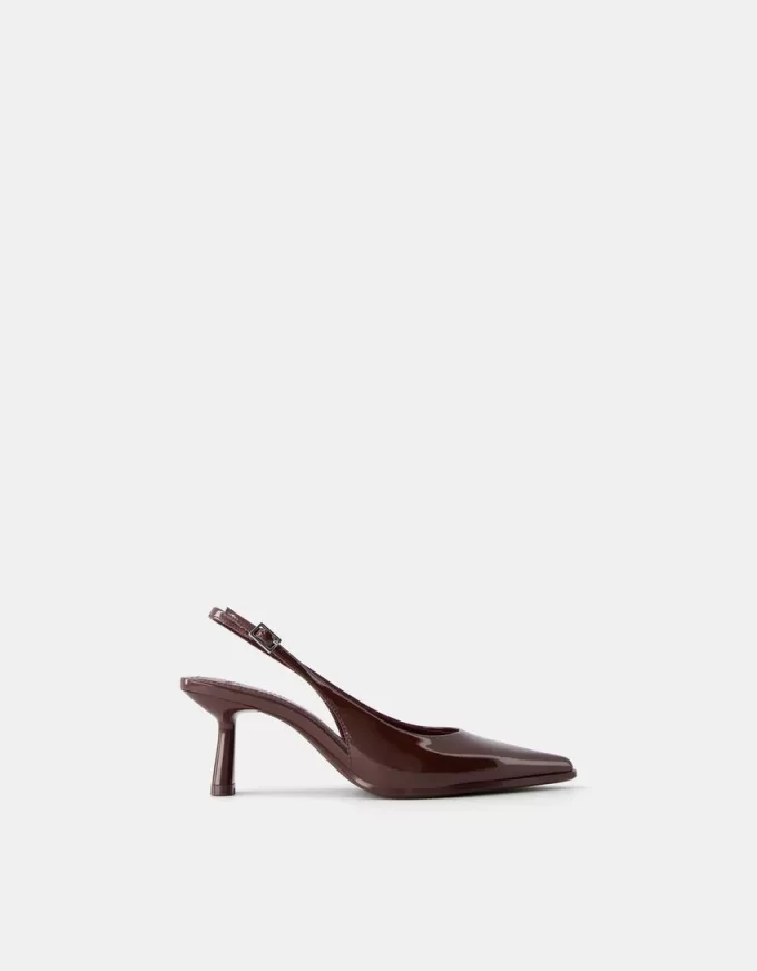 Pantofi kitten toc slingback Pantofi kitten toc slingback