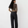 Pulover asimetric din tricot cablu Pulover asimetric din tricot cablu
