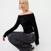 Pulover cu decolteu Bardot Pulover cu decolteu Bardot