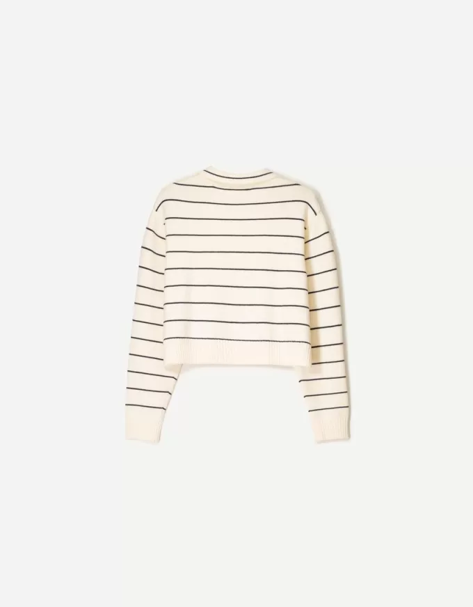 Pulover cu guler polo Pulover cu guler polo