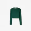 Pulover cu guler polo din tricot cablu Pulover cu guler polo din tricot cablu