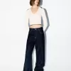 Pulover cu guler polo din tricot cablu Pulover cu guler polo din tricot cablu