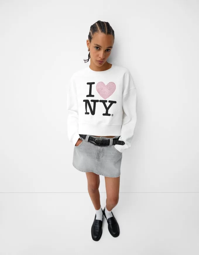 Pulover cu mânecă lungă I Love New York Pulover cu mânecă lungă I Love New York