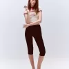 Pulover cu maneca scurta in contrast Pulover cu maneca scurta in contrast