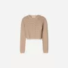 Pulover decupat rustic din tricot deschis Pulover decupat rustic din tricot deschis