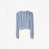 Pulover din tricot cablu Pulover din tricot cablu