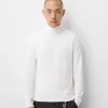 Pulover din tricot cu gât înalt