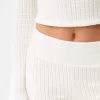Pulover din tricot cu mânecă lungă și spate deschis