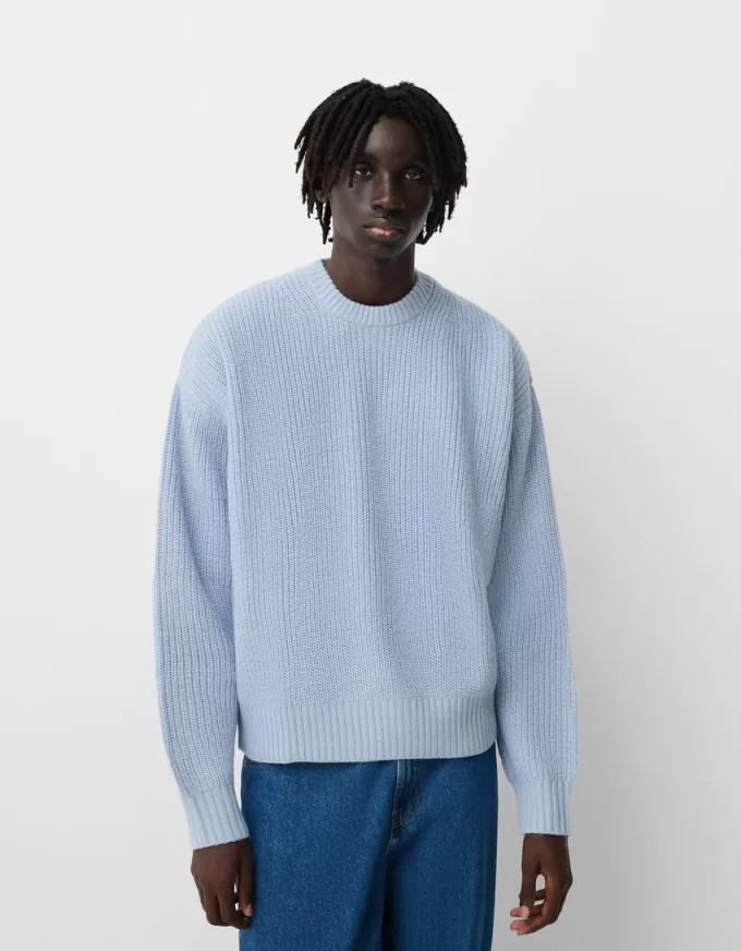 Pulover din tricot la dos Pulover din tricot la dos